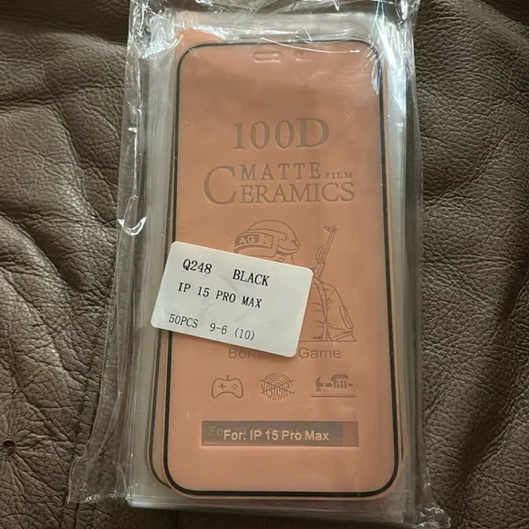 Screen Protector For iPhone 15, Pro, Pro Max & Plus - Picture 1 of 3